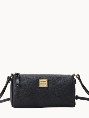 NWT DOONEY & BOURKE Buffy Pebble Grain Leather Crossbody Black